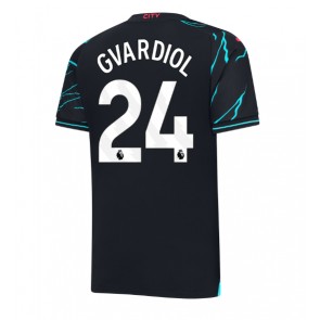 Manchester City Josko Gvardiol #24 Tredje Tröja 2023-24 Kortärmad